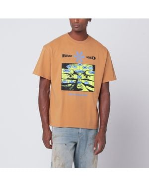 Brain Dead Cumin-coloured Information Age Occultism T-shirt - Green