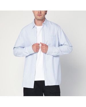 Golden Goose Camicia a righe bianca/azzurra - Bianco