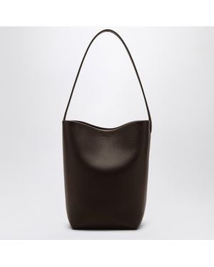 The Row Medium N/s Park Dark Tote Bag - Black
