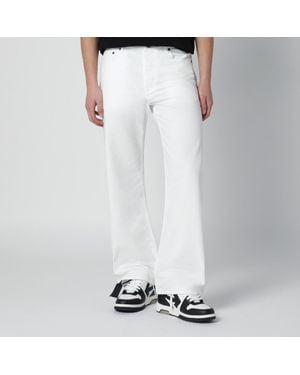 Off-White c/o Virgil Abloh Trousers With Logo - White