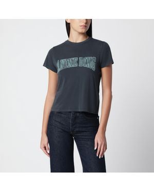 Anine Bing Shelley Cotton T-Shirt - Black