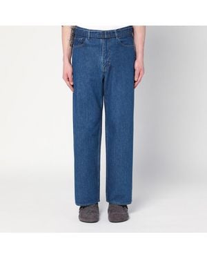 AURALEE Jeans con cintura - Blu