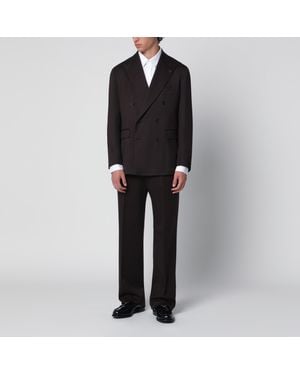 Tagliatore Double-Breasted Suit - Black