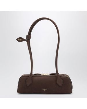 Alaïa Alaia Le Teckel Small Nubuck Bag - Brown