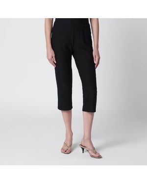Gucci Gg Jacquard Jersey Pants With Elastic Waist - Black