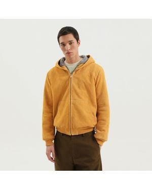 1989 STUDIO Suede Hoodie - Orange