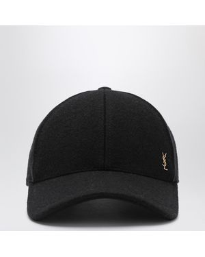 Saint Laurent Baseball Cap - Black
