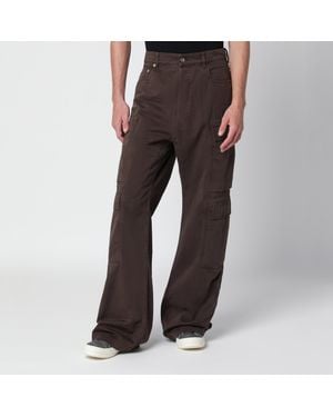 Rick Owens Double Cargo Dark Dust Jeans - Brown