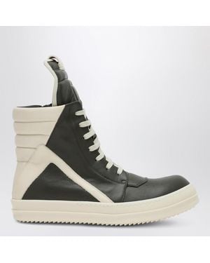 Rick Owens Baskets Geobasket Forêt/Blanc Lait - Vert