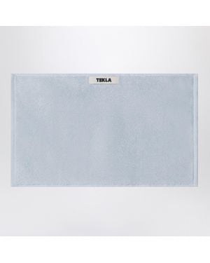 Tekla Serviette Invité Bleu Clair 30X50 Cm - Blanc