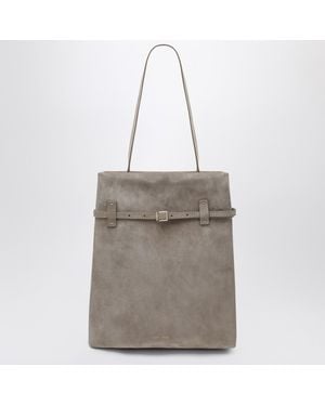 MANU Atelier Tote Du Jour Sughero Tote Bag In Suede - Gray