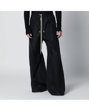 Rick Owens Strapped Wide Bela Trousers - Black