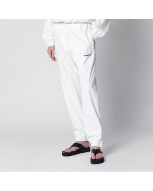 Balenciaga Logo Jogging Trousers - White