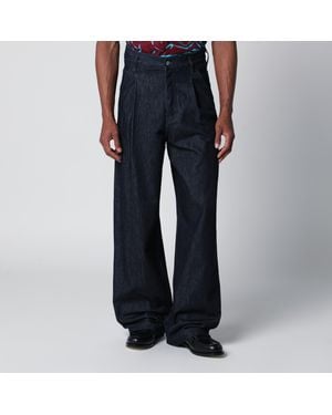 Dries Van Noten Wide-Leg Jeans - Black
