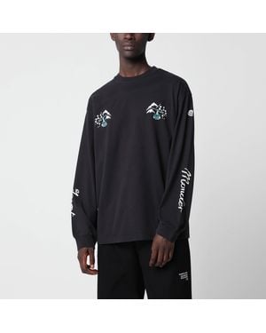 MONCLER X FRGMT Long-Sleeved Cotton T-Shirt - Black