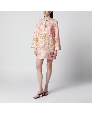 Zimmermann Rosa Aster Tunika-Minikleid - Pink