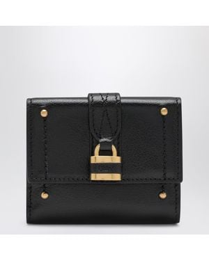 Chloé Mini Portefeuille Trifold Paddington Wallet - Black
