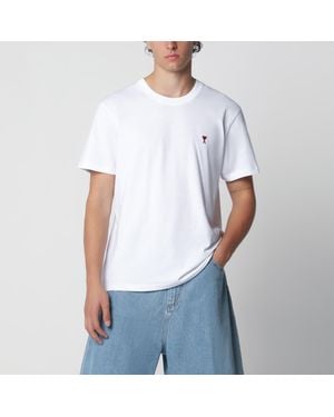Ami Paris Ami De Coeur T-Shirt - White