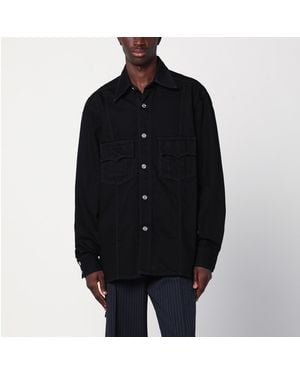NAMACHEKO Denim Shirt Jacket - Black