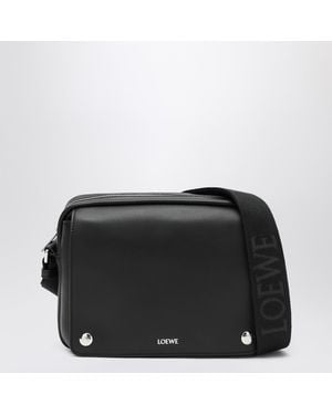 Loewe Media Pebble Shoulder Bag - Black