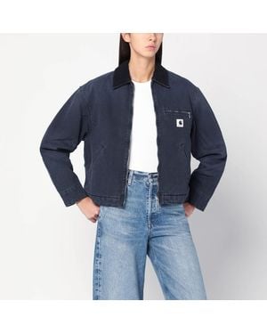 Carhartt Dunkelblau/Schwarze Og Detroit Jacke