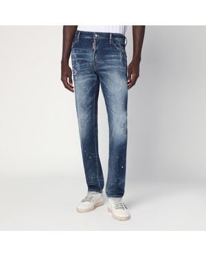DSquared² Medium Galaxy Wash Cool Guy Jeans In Faded - Blue