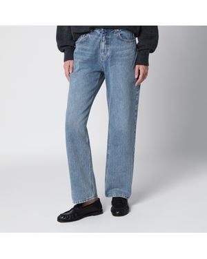 DUNST Slick Cotton Cigarette Jeans For - Blue