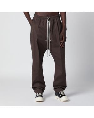 Rick Owens Mud-Coloured Bela Trousers - Brown