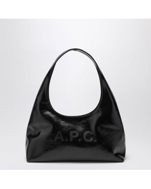 A.P.C. Baby Ninon Leather-Effect Shoulder Bag - Black