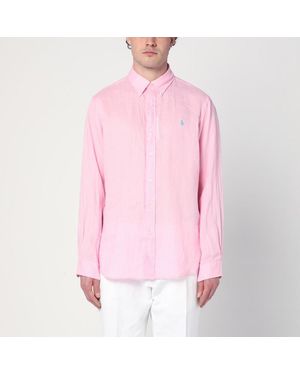 Polo Ralph Lauren Camicia in lino custom-fit - Rosa