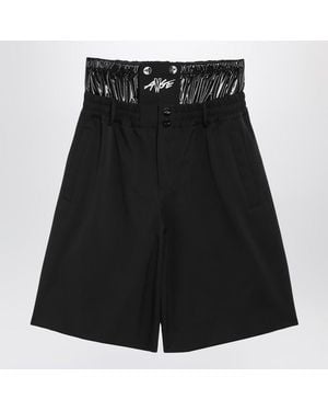Moncler x A$AP ROCKY Bermuda in misto nylon - Nero