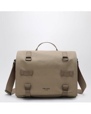 Prada Borsa A Tracolla Color Deserto - Neutro