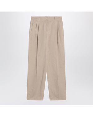 The Row Lilas Light Khaki And Pants - Natural