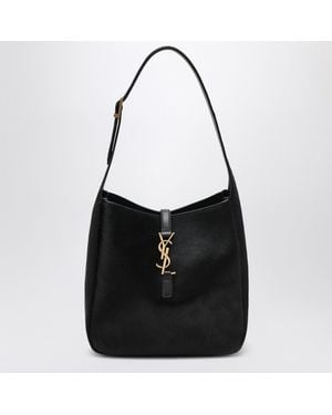 Saint Laurent Borsa a spalla le 5 a 7 nera effetto cavallino - Nero
