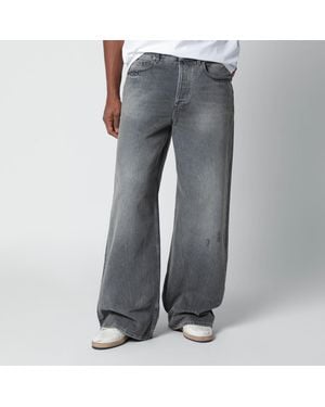 Golden Goose Wide Washed Jeans - Grey