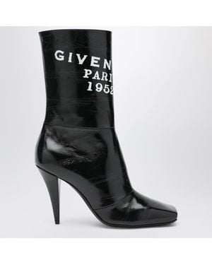 Givenchy Sliced Square Tape Ankle Boots - Black
