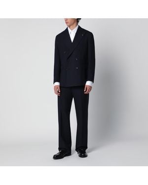 Tagliatore Double-Breasted Suit - Black
