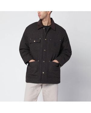 Carhartt Lowis Chore Coat Lowis Houndstooth/Vitola Heather - Noir