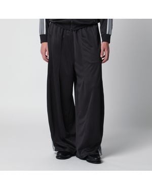 Needles H. D. Track Pants In Carbon Jacquard - Black