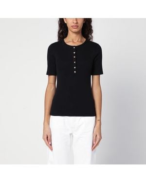 Anine Bing Short-Sleeved T-Shirt - Black