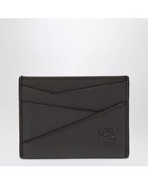 Loewe Dark Puzzle Card Holder - Black