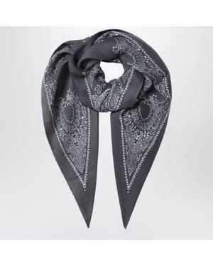 Destin Triangular Bandana Scarf - Black