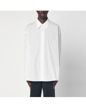 Studio Nicholson Écru/white Striped Loche Shirt