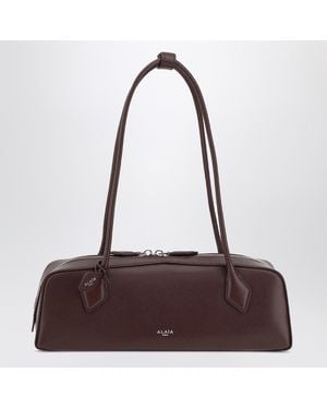 Alaïa Medium-Sized Le Teckel Garnet Bag - Brown