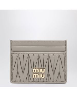 Miu Miu Portacarte - Grigio