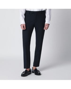 PT Torino Wool Blend Trousers - Blue