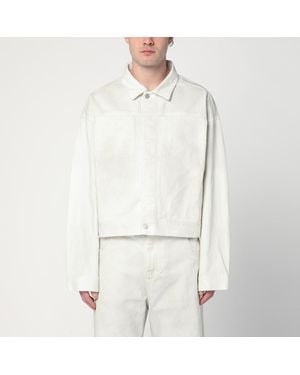 Entire studios Ivory Denim Jacket - White