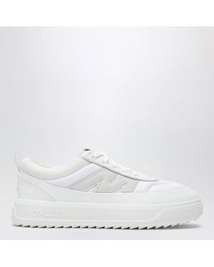 Moncler Altive Suede And Nubuck Leather Trainers - White