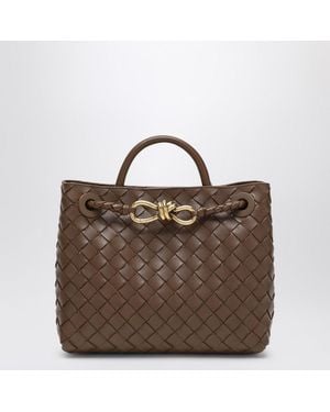 Bottega Veneta Borsa andiamo piccola color nocciola - Marrone