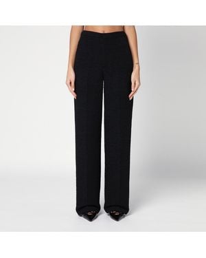 Loulou de Saison Straight Bouclé Pants - Black